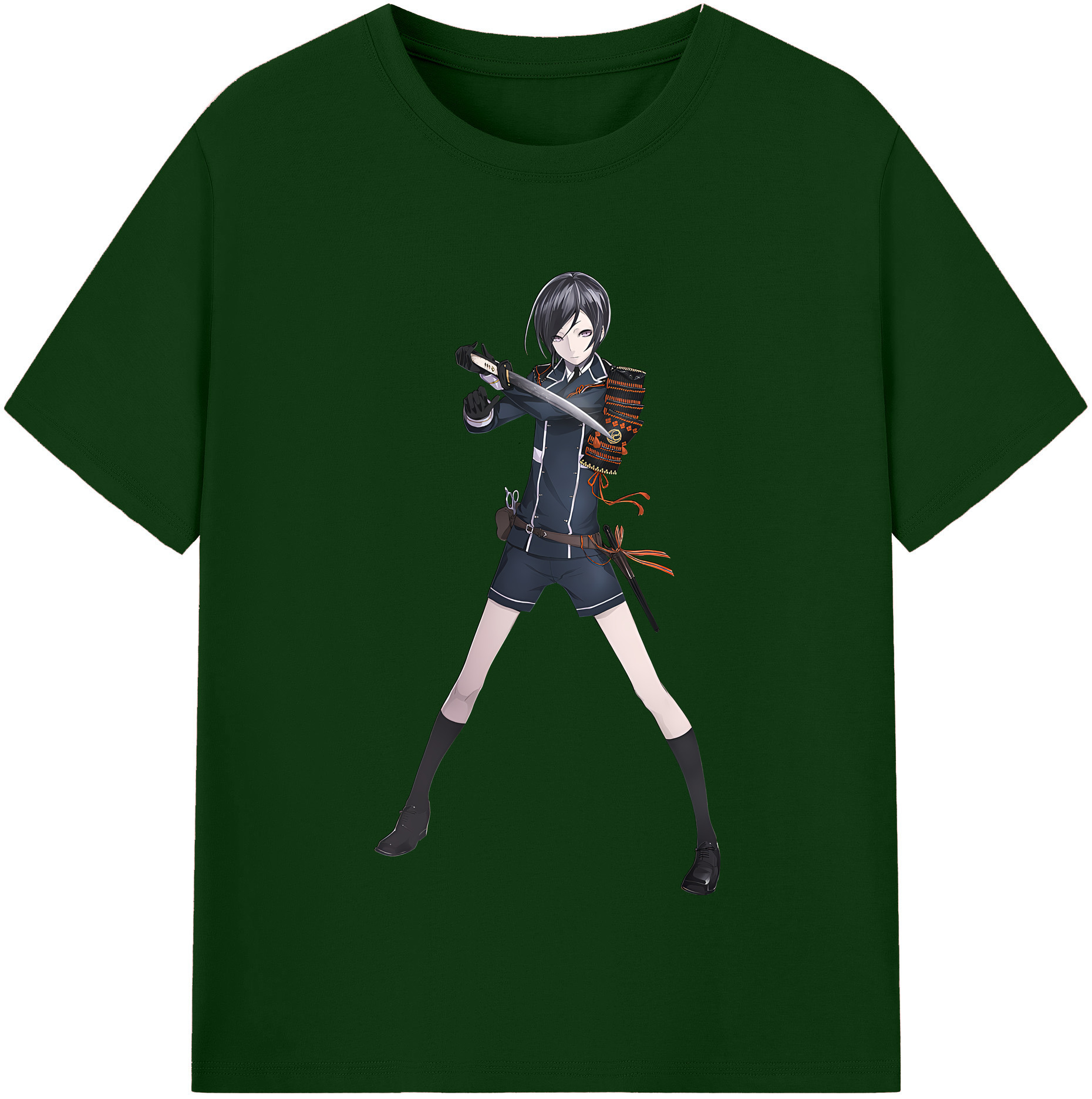 （画像用） 刀剣乱舞 Touken Ranbu 綿100％半袖Tシャツ（フロントプリント）